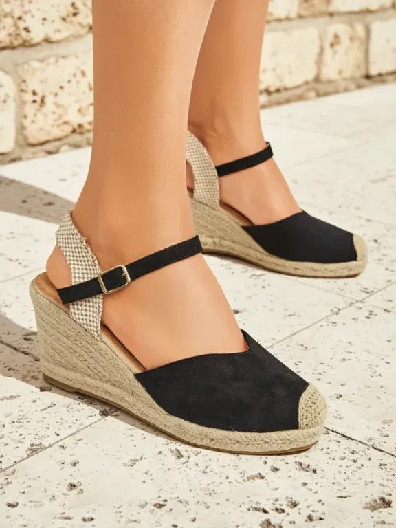 Royalfashion moteriškos pleištinės Solara espadrilės basutės