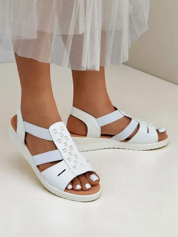 Royalfashion moteriškos žemos pleištinės basutės Sora